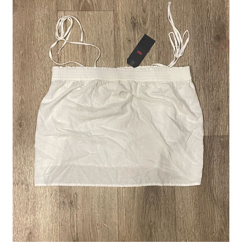 Levi’s White Tank Top Spaghetti Strap XL New